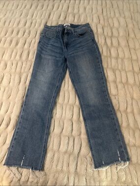 Women's Pistola High-Rise Ankle BootLeg Jeans in Medium Blue 27